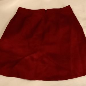 Banana Republic Red Midi Skirt
